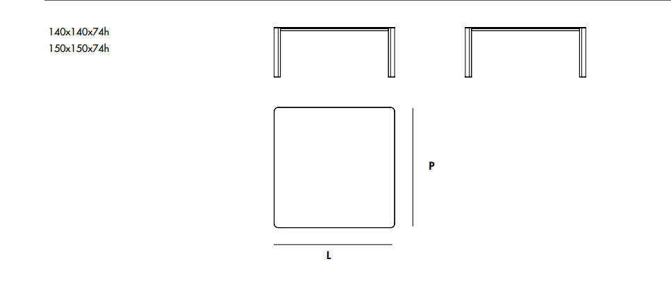 La consolle Quadro梳妆台尺寸图2