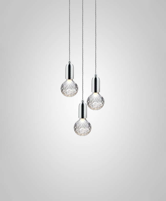 Crystal Bulb Pendant Light吊灯细节图9