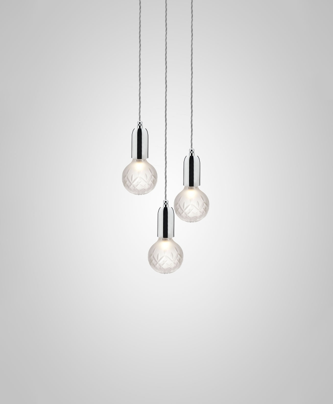 Crystal Bulb Pendant Light吊灯细节图3