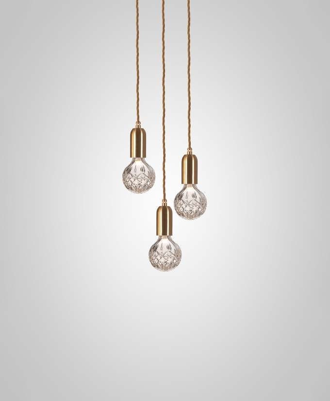 Crystal Bulb Pendant Light吊灯细节图7