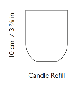 Lee Broom Scented Candle蜡烛架尺寸图1