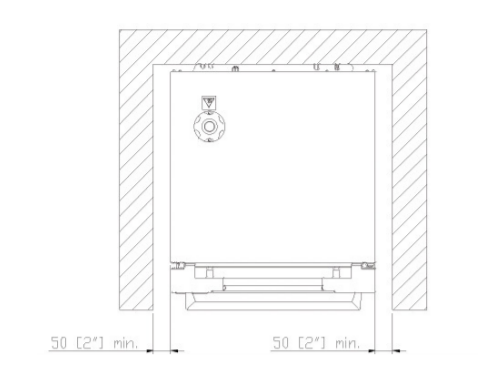 CHEFLUXMANUAL5 Teglie 带湿度的专业对流烤箱用电尺寸图1