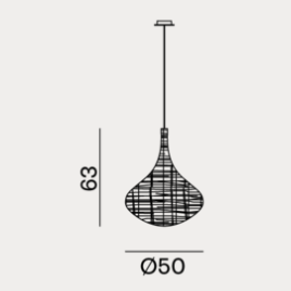 SPIN 95 96吊灯尺寸图2