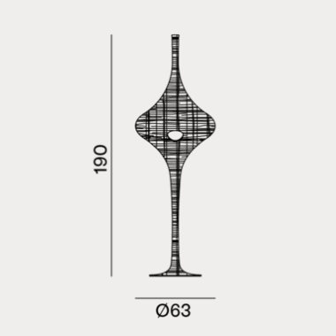 SPIN S M L落地灯尺寸图2