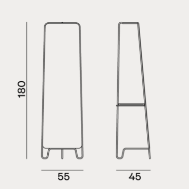 LC 198全身镜尺寸图1