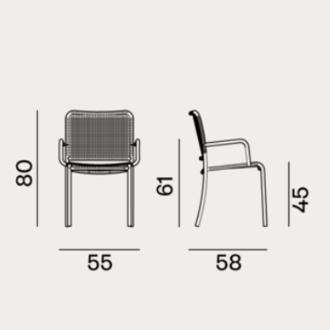 Allu椅子尺寸图2