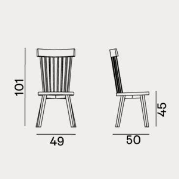 Gray 21椅子尺寸图1