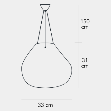 BOLLA GRANDE吊灯尺寸图2