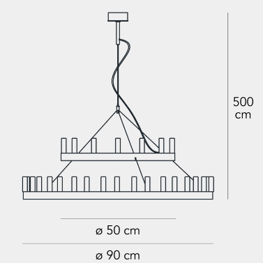 CHANDELIER GRANDE吊灯尺寸图1