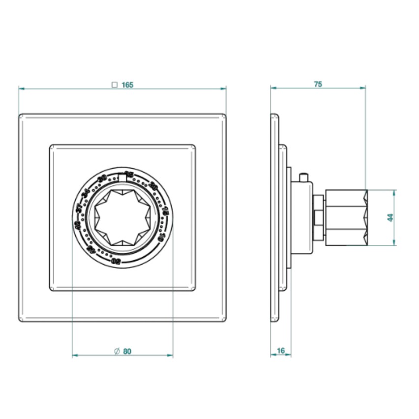 NIHAL METAL恒温器尺寸图1