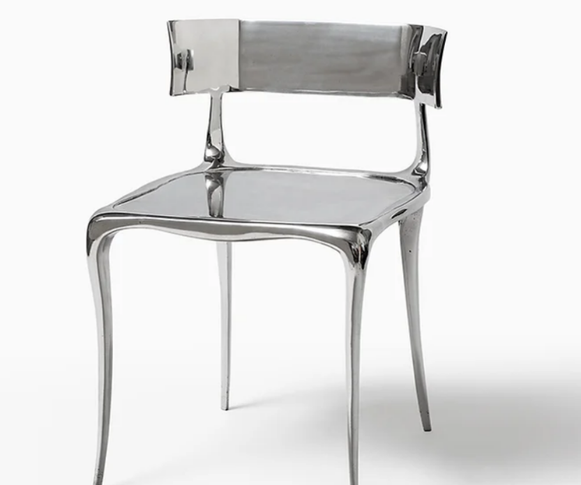ARIA aluminum side chair休闲椅细节图2