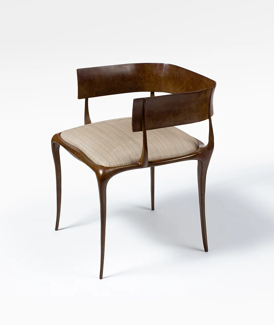 ARIA bronze armchair休闲椅细节图2
