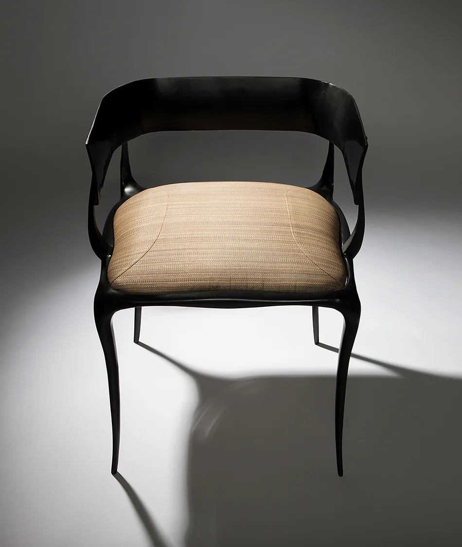 ARIA bronze armchair休闲椅细节图3