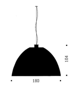 XXL Dome吊灯尺寸图1