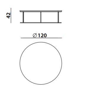 CIRCLE边几尺寸图1