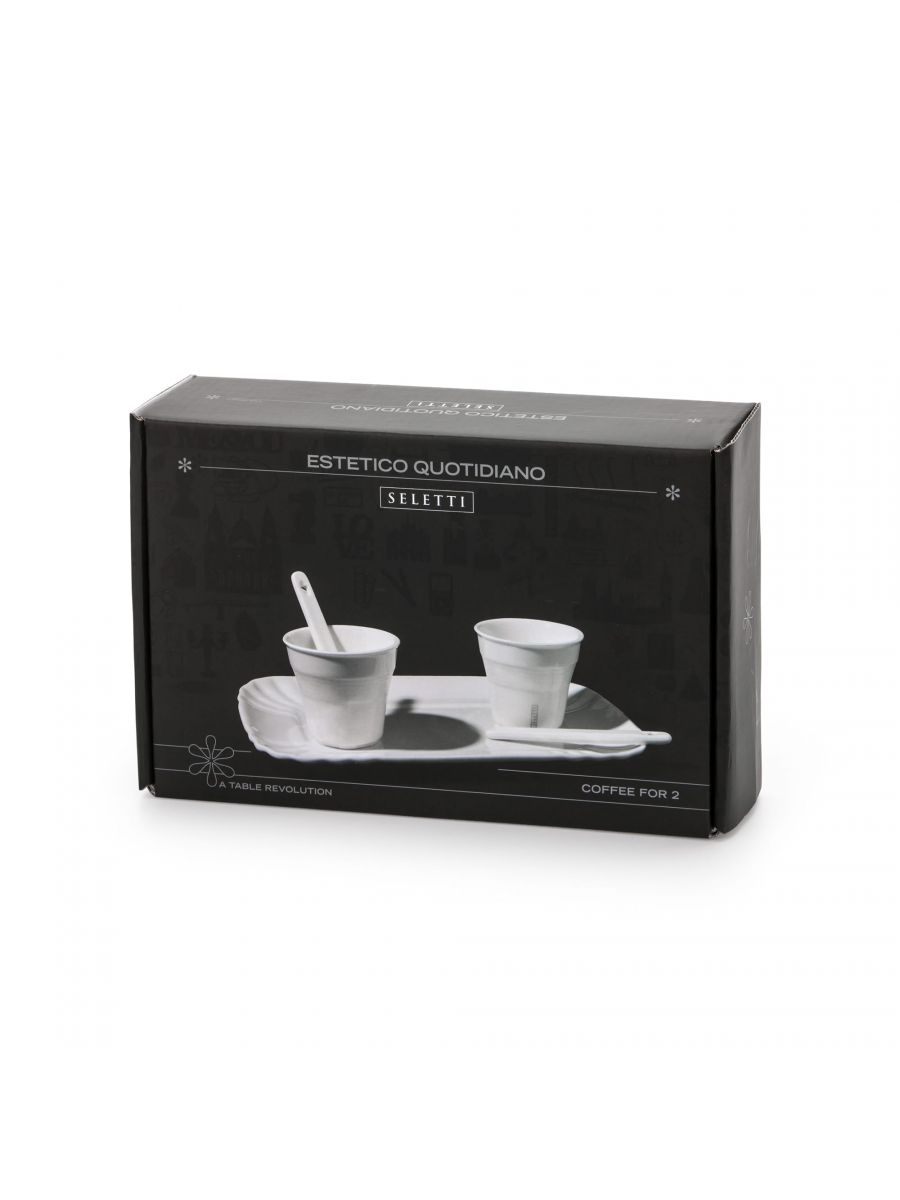 Estetico Quotidiano Coffee Set 2 Cups + 1 Tray杯子细节图3