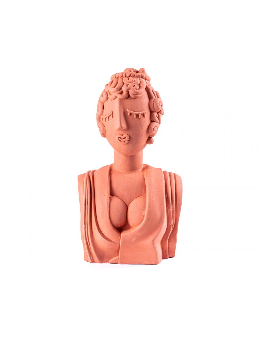 SELETTIMagna Graecia Terracotta Bust Poppea饰品