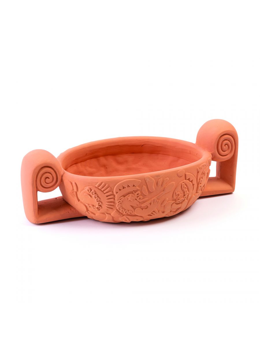 SELETTIMagna Graecia Terracotta vase Centerpiece饰品