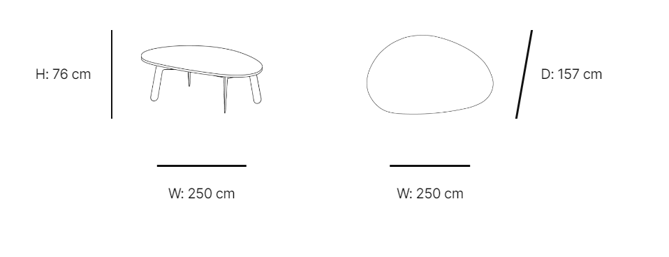 Chippensteel Table边几尺寸图1