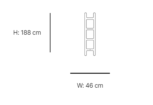 Drab Hanger梯子尺寸图1