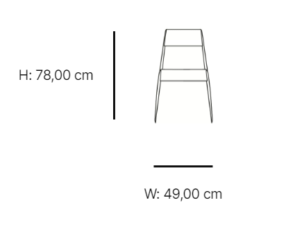 Leggera Chair休闲椅尺寸图1