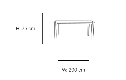 Lagom Table桌子尺寸图1
