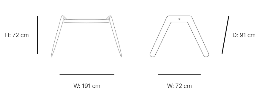 Nogi Table Constructions桌子尺寸图1